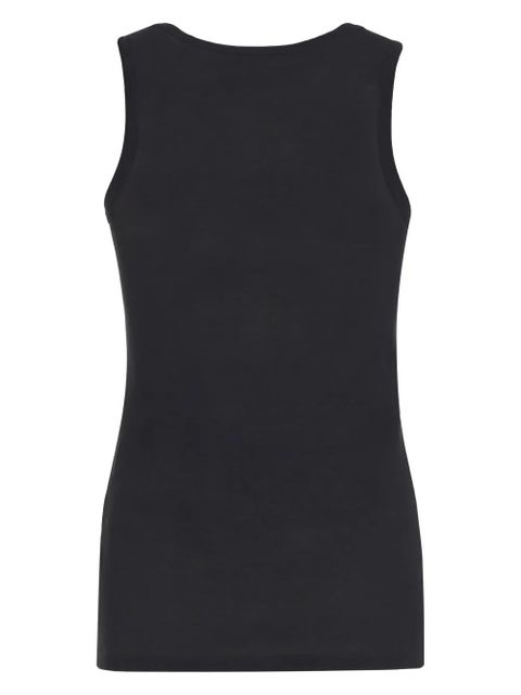 Jil Sander Tank top in cotone - Blue - zdjęcie produktu nr 2
