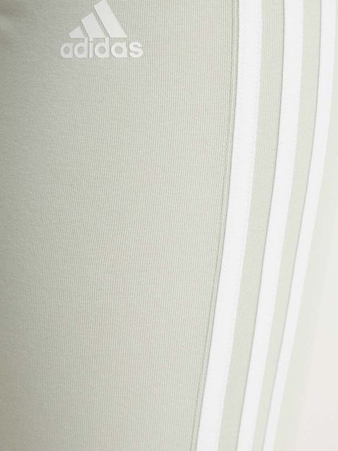 adidas legginsy Essentials damskie kolor zielony z aplikacją IY4191