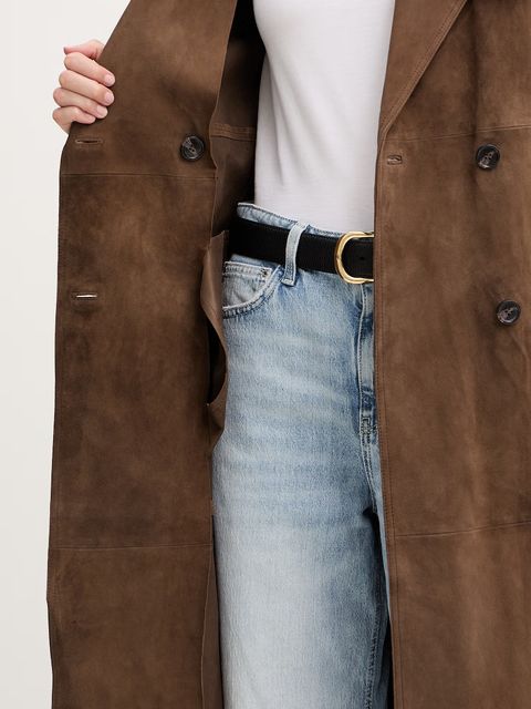 Marella płaszcz zamszowy OBLARE