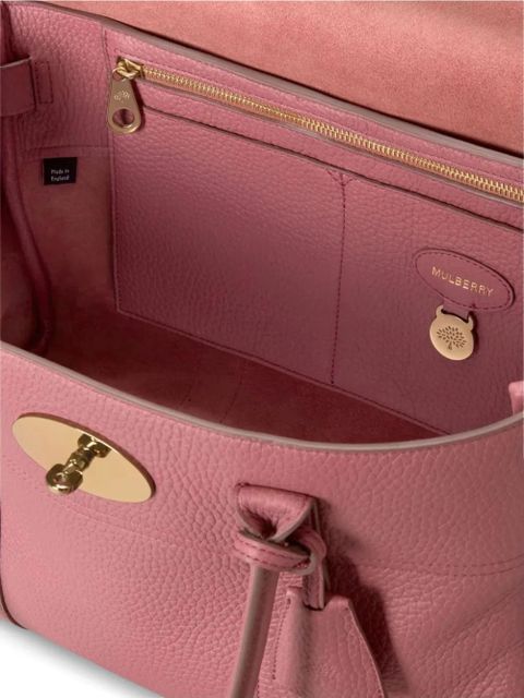 Mulberry Bayswater grained-texture tote bag - Pink
