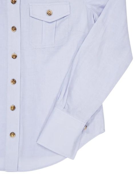 ZIMMERMANN Safari buttoned shirt - Blue - zdjęcie produktu nr 2