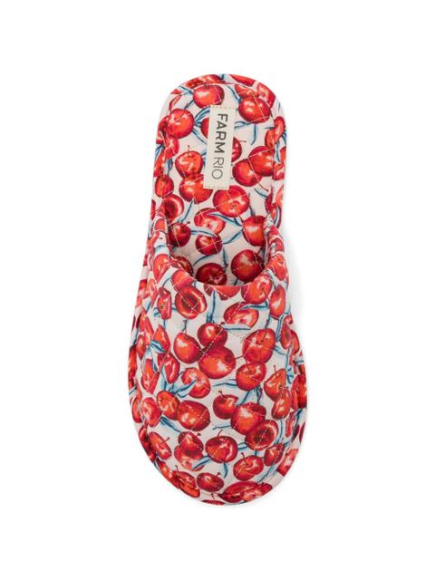 FARM Rio hotel slippers - Red
