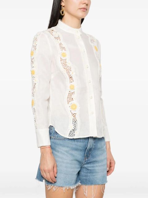 ZIMMERMANN Everley shirt - White - zdjęcie produktu nr 2