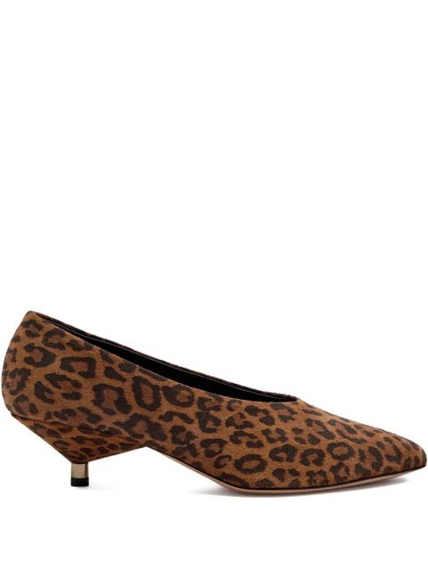 MARANT ÉTOILE Ebisa leopard-print suede pumps - Brown - zdjęcie produktu nr 1