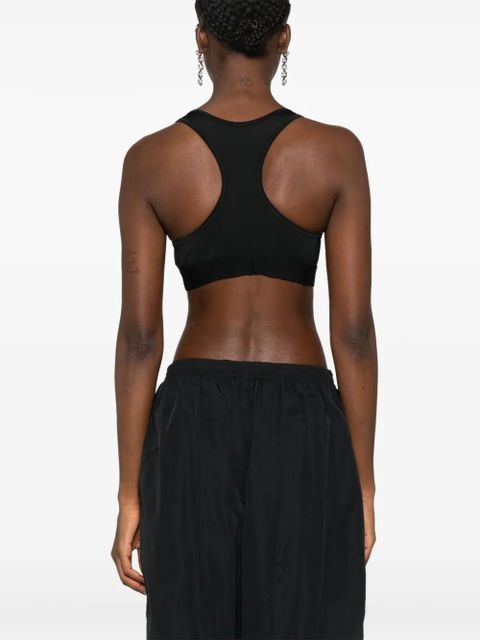 Balenciaga logo-underband sports bra - Black