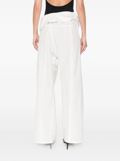 WARDROBE.NYC wide-leg trousers - White