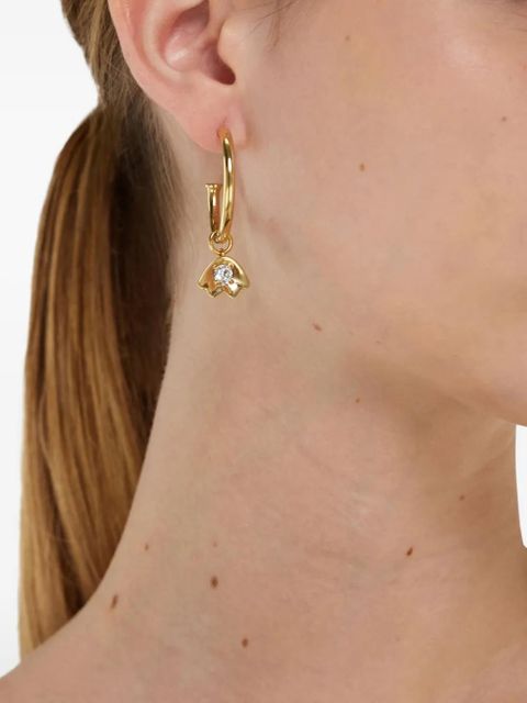 Ferragamo charm hoop earrings - Gold - zdjęcie produktu nr 2