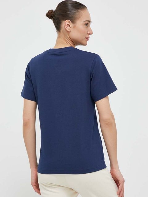 New Balance t-shirt bawełniany kolor granatowy - zdjęcie produktu nr 2