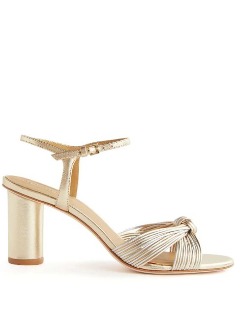 Reformation Petra leather sandals - Gold - zdjęcie produktu nr 1