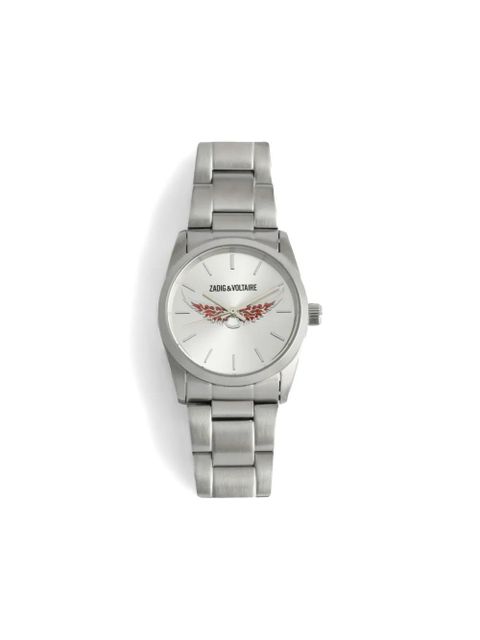 Zadig&Voltaire orange motif 34mm watch - Silver - zdjęcie produktu nr 1