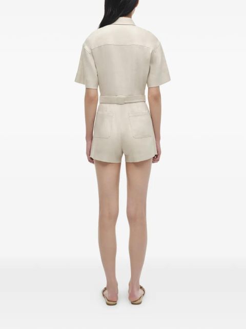 Simkhai Aspen belted playsuit - Neutrals - zdjęcie produktu nr 2
