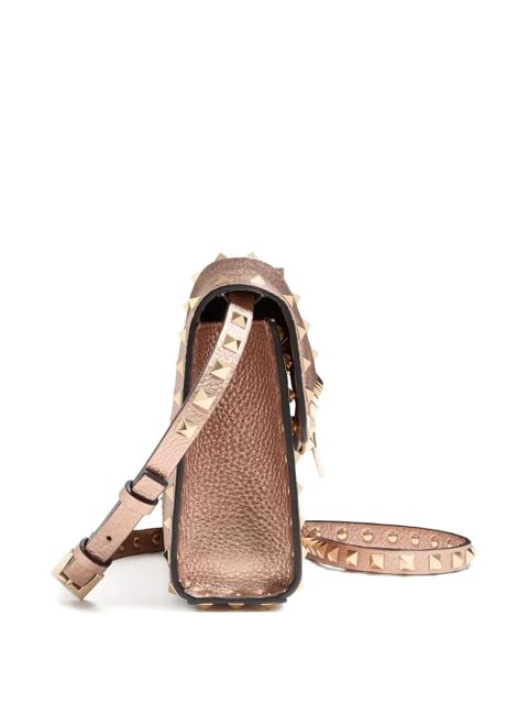 Valentino Garavani Rockstud leather shoulder bag - Pink - zdjęcie produktu nr 2