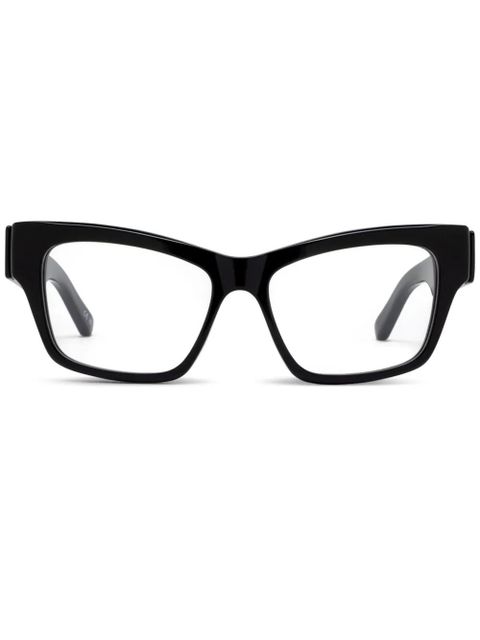 Balenciaga Eyewear logo-print glasses - Black - zdjęcie produktu nr 1