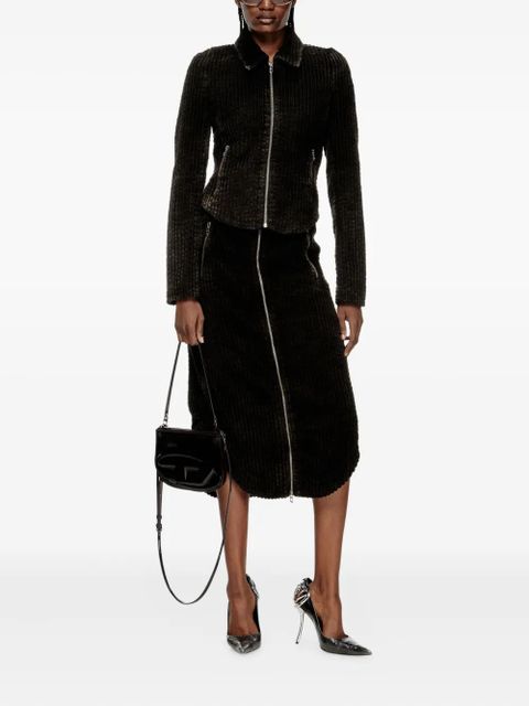 Diesel O-Llipop corduroy skirt - Black - zdjęcie produktu nr 2