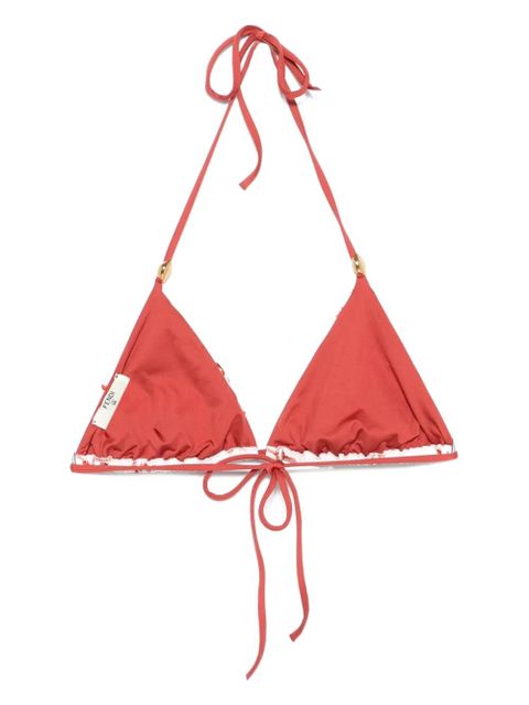 FENDI coral-print triangle-cup bikini top - Neutrals - zdjęcie produktu nr 2