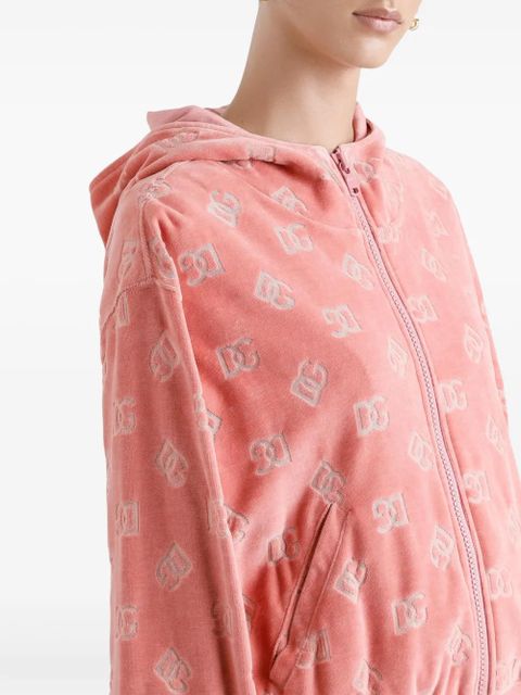 Dolce & Gabbana DNA logo-print cardigan - Pink