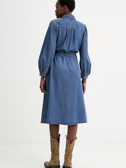 Levi's sukienka jeansowa JOURNEY LS MAXI - zdjęcie produktu nr 2