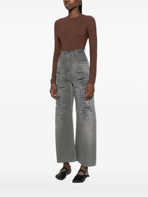 Maison Margiela long-sleeve bodysuit - Brown