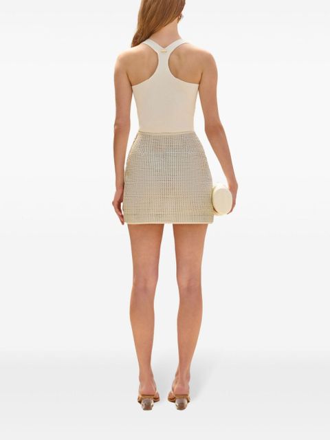 Cult Gaia Crawford knitted top - White - zdjęcie produktu nr 2