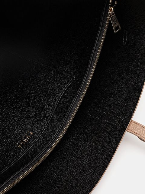 Furla torebka skórzana kolor beżowy WB02001 BX4329 4619S