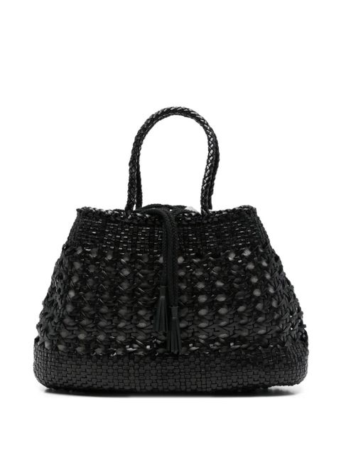 DRAGON DIFFUSION Santa Cano woven braided tote bag - Black - zdjęcie produktu nr 1