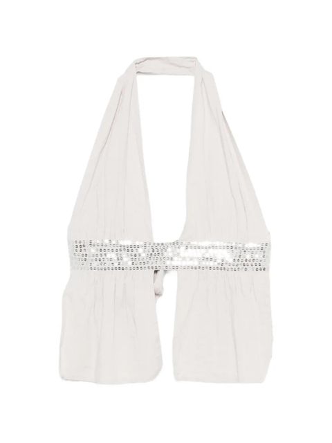 Gimaguas Infinito sequin halterneck top - Grey - zdjęcie produktu nr 1
