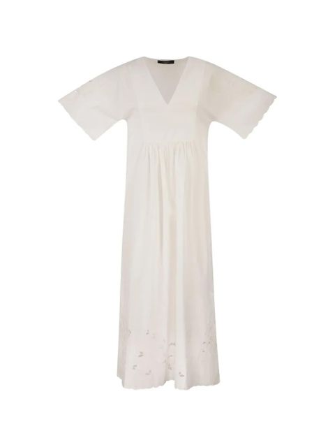 Weekend Max Mara embroidered V-neck dress - White - zdjęcie produktu nr 1