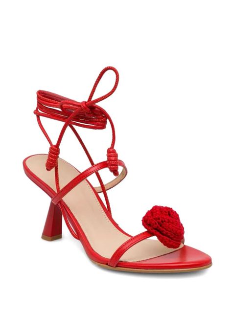 ALOHAS 80mm Kendra sandals - Red - zdjęcie produktu nr 2