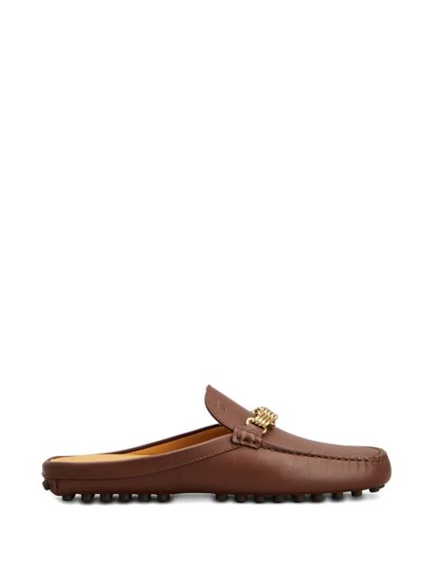 Tod's chain-embellishment mules - Brown - zdjęcie produktu nr 1