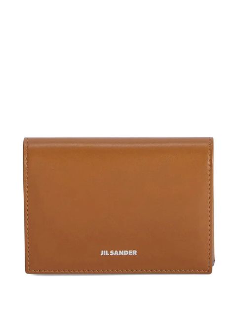 Jil Sander leather card holder - Brown - zdjęcie produktu nr 1