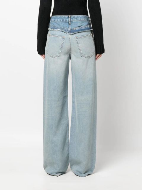 Givenchy low-rise straight-leg jeans - Blue
