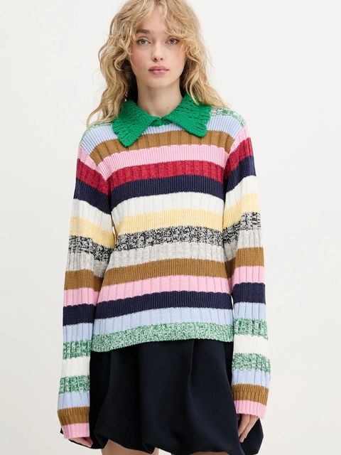 Stine Goya sweter damski kolor multicolor SG-PF25-K033-2386 - zdjęcie produktu nr 1