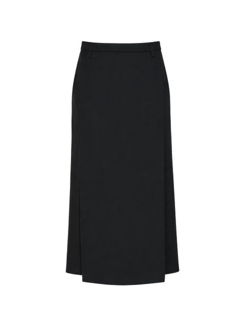 The Row high-waisted midi skirt - Black - zdjęcie produktu nr 1