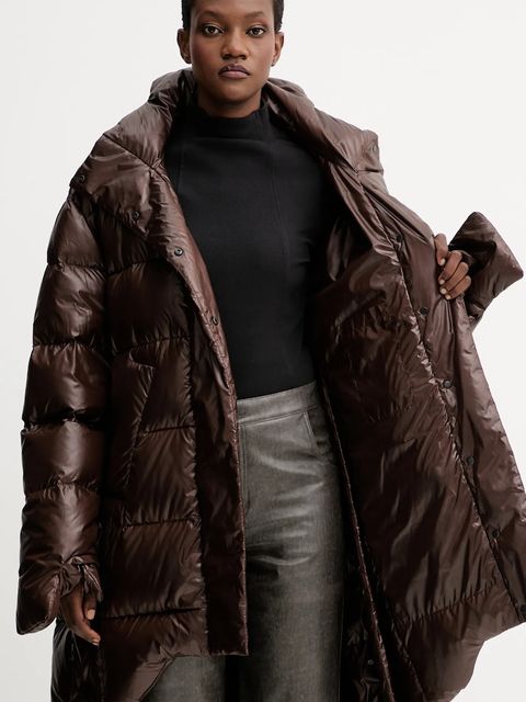 MMC STUDIO kurtka puchowa KARE kolor brązowy zimowa KARE