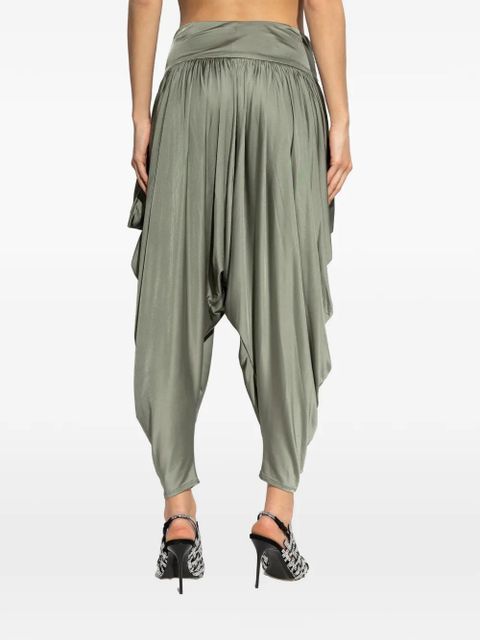 Balmain ruched trousers - Green
