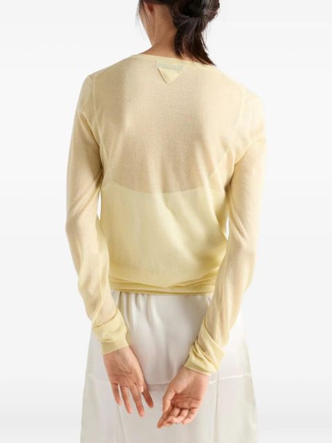 Prada long-sleeve sweater - Yellow
