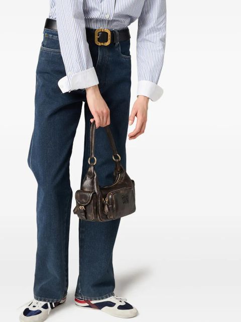 Miu Miu Pocket shoulder bag - Brown - zdjęcie produktu nr 2