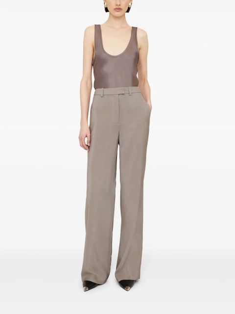 ANINE BING Dolan wide-leg trousers - Grey - zdjęcie produktu nr 2