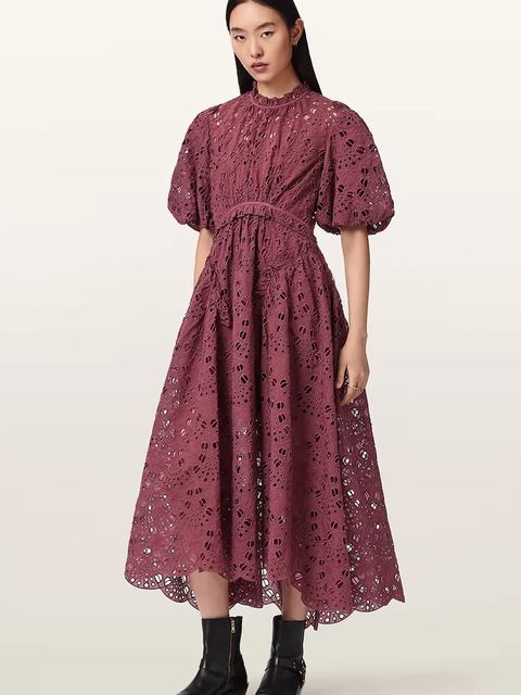 AllSaints sukienka rozkloszowana ODETTE - zdjęcie produktu nr 1