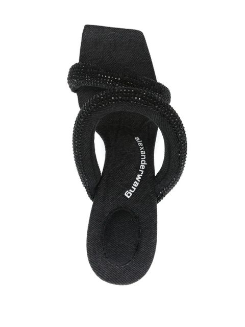 Alexander Wang 105mm Julie Tubular sandals - Black