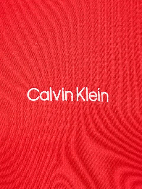 Calvin Klein Performance bluza damska kolor czerwony z kapturem gładka LVGWF5W309