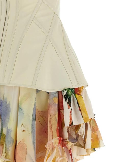 Alexander McQueen corset dress - White