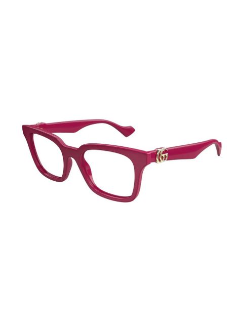 Gucci Eyewear square-frame glasses - Red - zdjęcie produktu nr 2