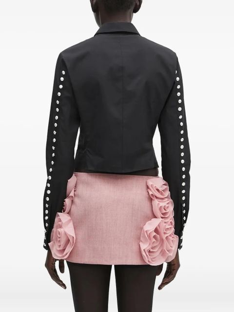 AMBUSH pearl-embellished shirt - Black