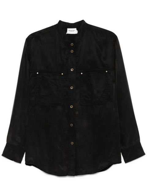 MARANT ÉTOILE Zetta shirt - Black - zdjęcie produktu nr 1