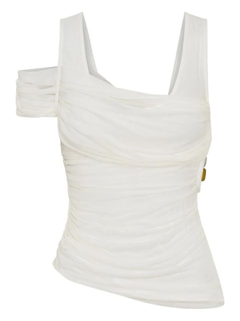 Christopher Esber Beach Glass draped tank top - White - zdjęcie produktu nr 1