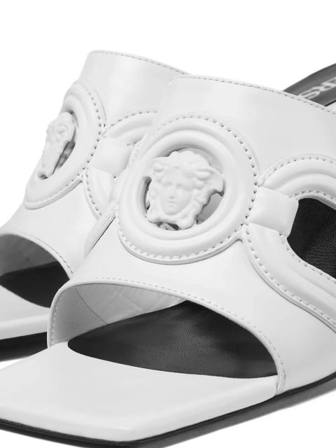 Versace 70mm Medusa '95 mules - White