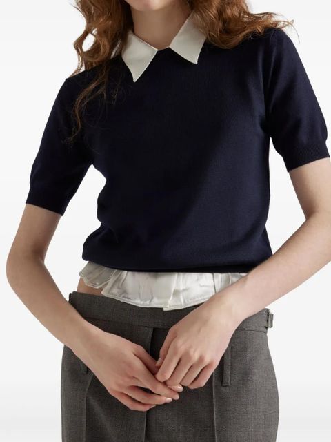 Prada wool knitted top - Blue