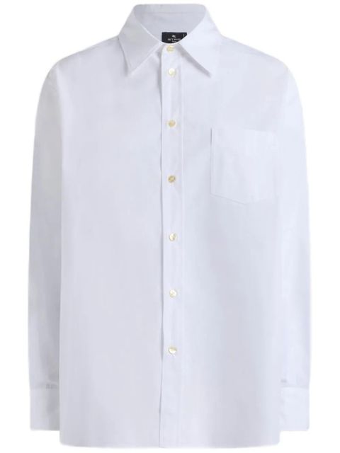 ETRO cotton shirt - Blue - zdjęcie produktu nr 1