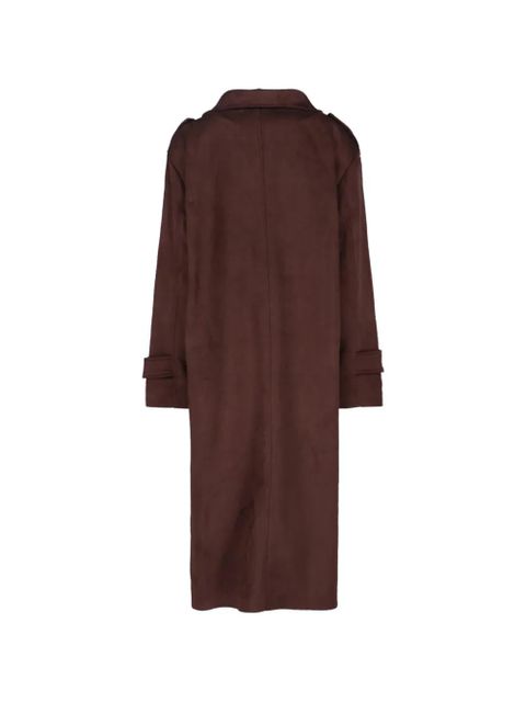 The Frankie Shop Pembroke double-breasted belted coat - Brown - zdjęcie produktu nr 2